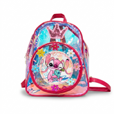 Transparent Stitch Flower Kid Backpack
