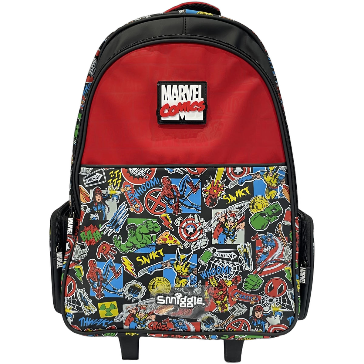 Smiggle Marvel Comic Trolly Backpack