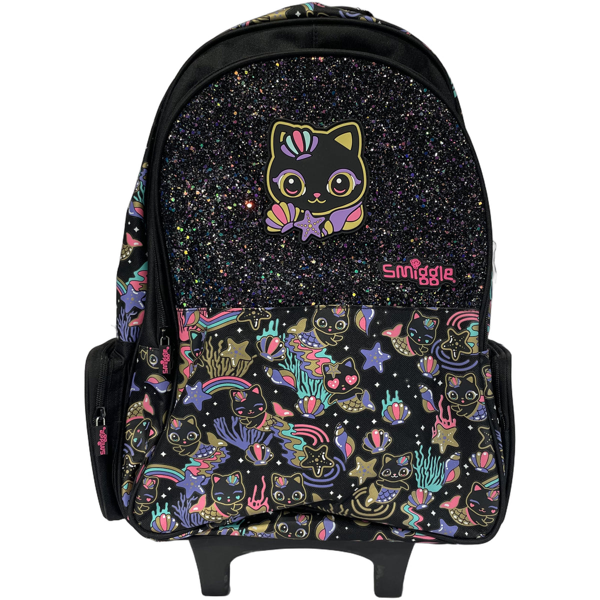 Smiggle Kitty Mermaid Trolly Backpack