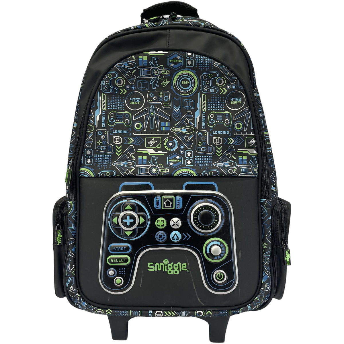 Smiggle Gamer Trolly Backpack