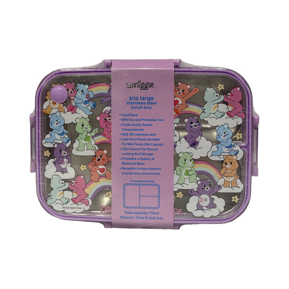 Smiggle Rainbow Bear Lunch Box Ss