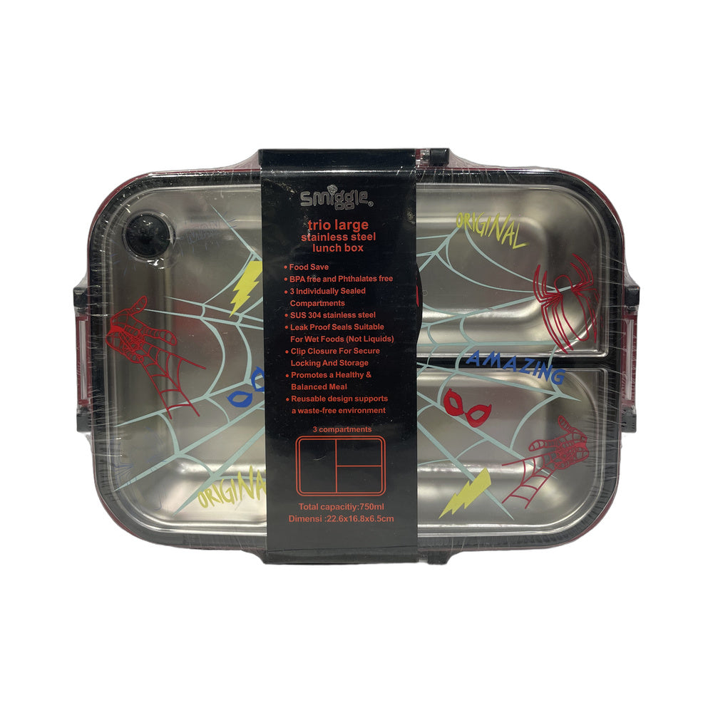 Smiggle Spiderman Lunch Box Ss